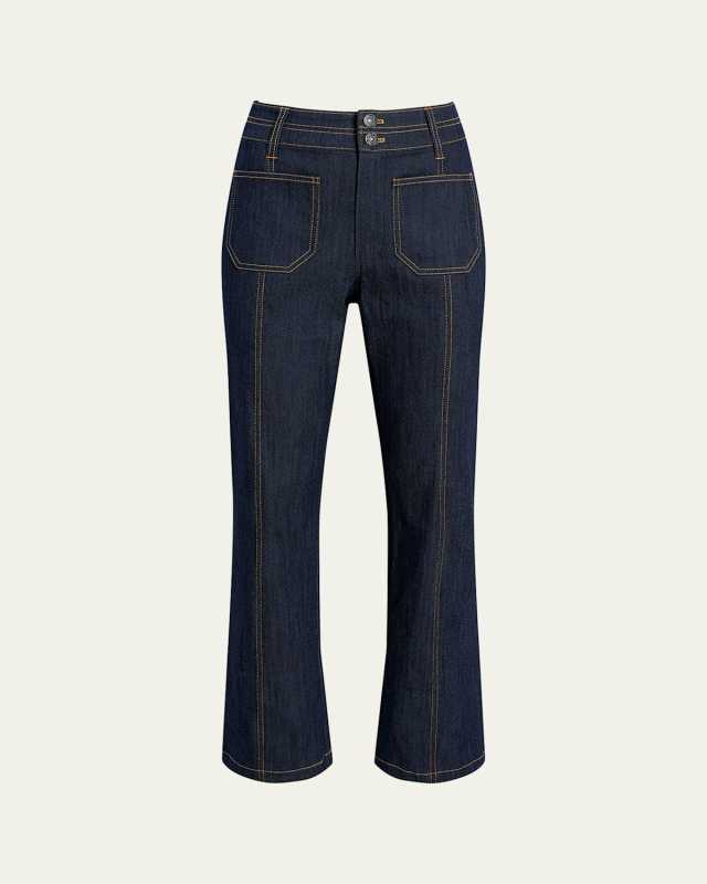 Dorothea Denim Patch Pocket Pants